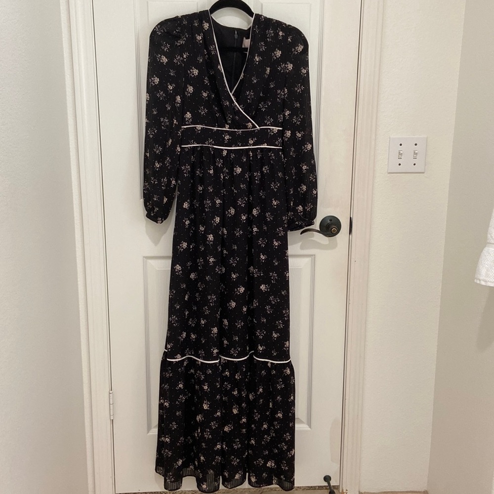 Gal Meets Glam Ariana Chiffon Maxi Dress Sz 00 - NWT